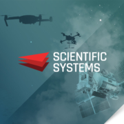 SSCI logo with drones and satellites in the background