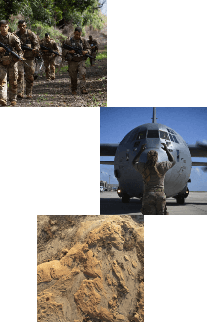 military soldiers, military aircraft, and rocky mountains